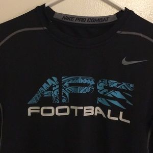 Nike Pro Combat Dri-Fit Football Shirt Size Large Exceptionally primo Condition